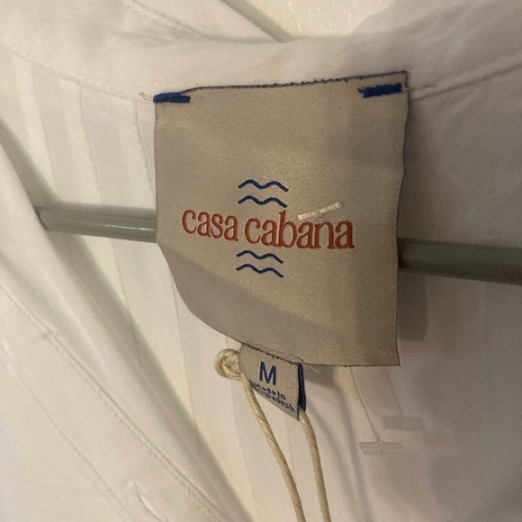 Casa Cabana white blouse in size Medium. New & never worn. NWT - Picture 4 of 5